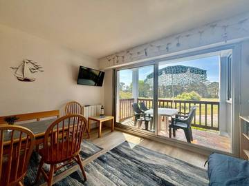 Gîte pour 4 personnes, avec balcon dans Plage de Beaumer