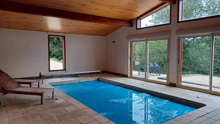 Location de vacances pour 10 personnes, avec piscine et sauna ainsi que jardin et vue, animaux acceptés à Daglan - 3