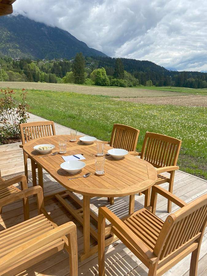 Ferienwohnung für 6 Personen, mit Balkon und Terrasse sowie Garten und Sauna