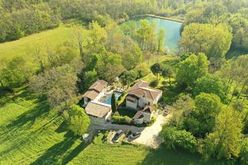 Chambre d’hôte pour 2 personnes, avec terrasse et piscine dans le Lot-et-Garonne