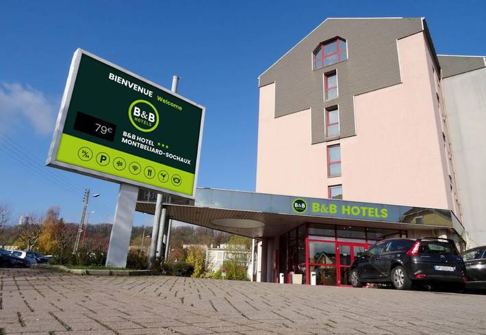 Hôtel pour 2 personnes, avec Terrasse et Vue à Sochaux (Doubs)
