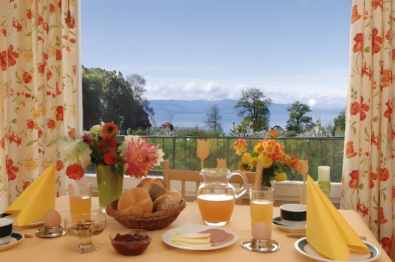 'Doppelzimmer - Balkon Und Seeblick' mit Gemeinschaftsgarten, Balkon und Wi-Fi in Wasserburg (Bodensee), Bayerisch Schwaben