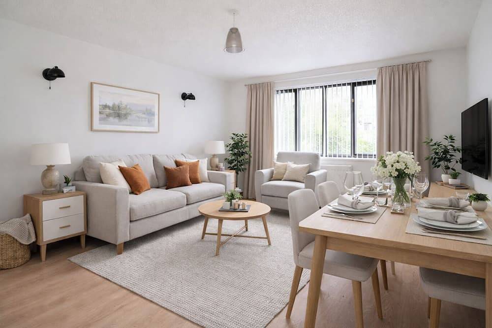 Ganze Wohnung, Stylish Furnished 1-Bed Apartment | Parking | Ideal Short Let – Banbury in Banbury, Oxfordshire