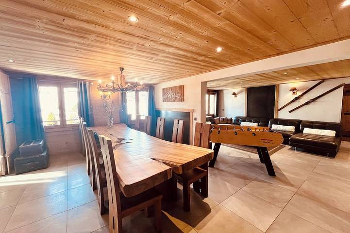 Chalet pour 11 personnes, avec sauna ainsi que jacuzzi et jardin à Demi-Quartier