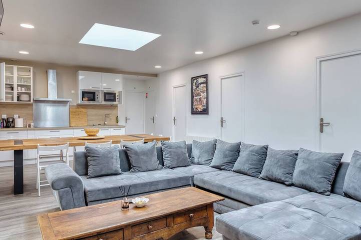 Appartement de vacances pour 12 personnes, avec jardin et balcon