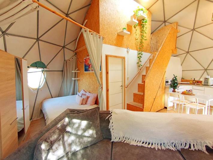 Camping für 6 Personen, mit Garten und Whirlpool sowie Pool, kinderfreundlich in Israel
