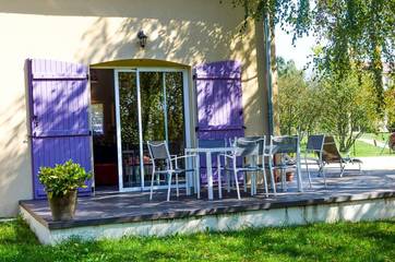 Gîte pour 4 personnes, avec terrasse et jardin dans Saône-et-Loire