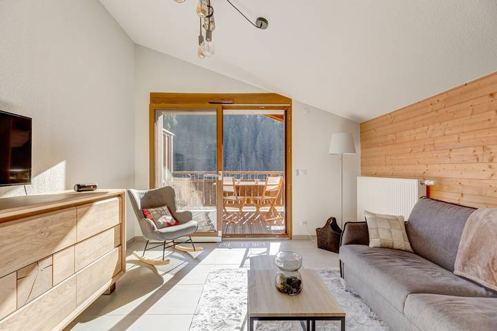 Location de vacances pour 8 personnes, avec Balcon à La Giettaz