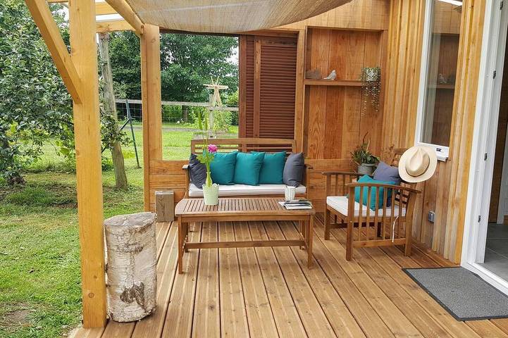 Maison de vacances pour 4 personnes, avec terrasse et jardin, animaux acceptés