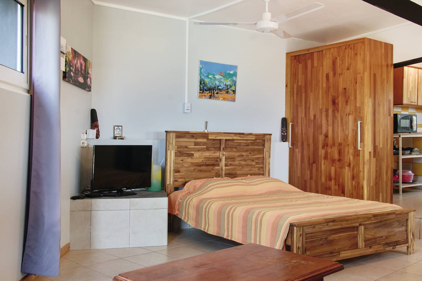 Studio entier, Studio charmant à L'Étang-Salé, jardin et vues, 25 m² in L'Étang-Salé, Île de la Réunion