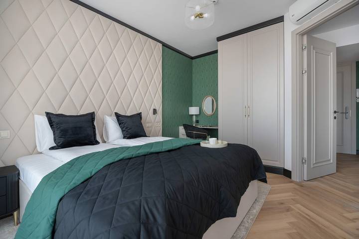 Ganze Wohnung, Elegant Apartment with Balcony | Air Conditioning | Close to the Spa. in Ciechocinek, Kujawien-Pommern