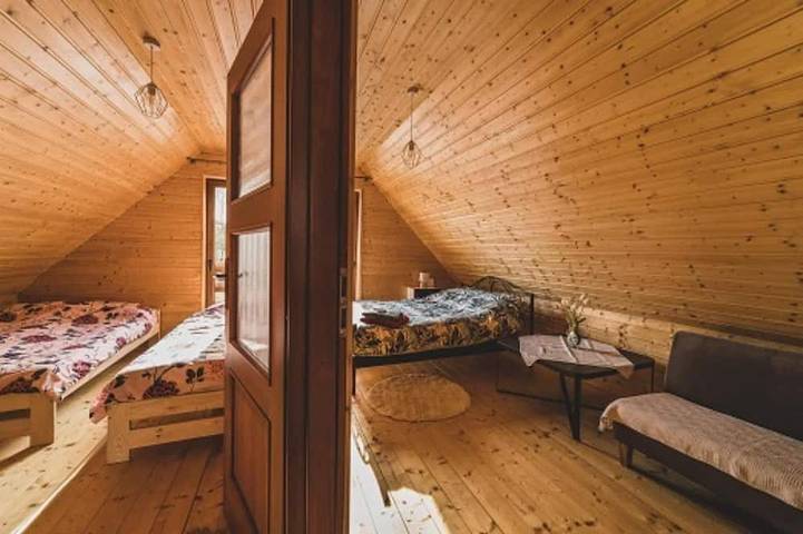 Maison de vacances avec étang privé, sauna in Forêt de Tuchola