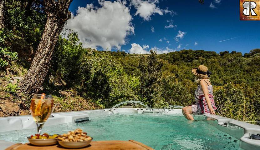 Location de vacances pour 6 personnes, avec vue ainsi que piscine et jardin, animaux acceptés à Santa-Maria-di-Lota - 4