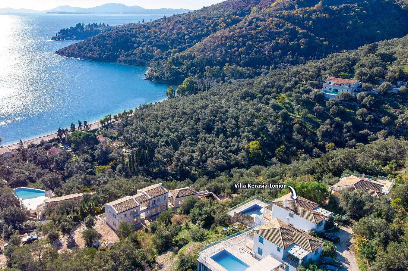 Villa Kerasia Ionion by Villa Plus in Παραλία Κερασιά, Κέρκυρα