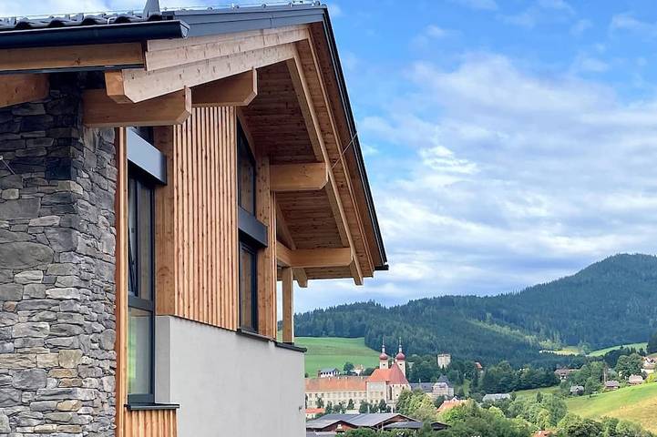 Ferienhaus für 6 Personen, mit Sauna und Garten sowie Balkon