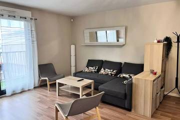 Gîte pour 4 personnes, avec balcon à Aubervilliers