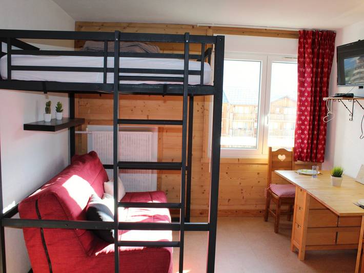 Studio pour 3 personnes, animaux acceptés