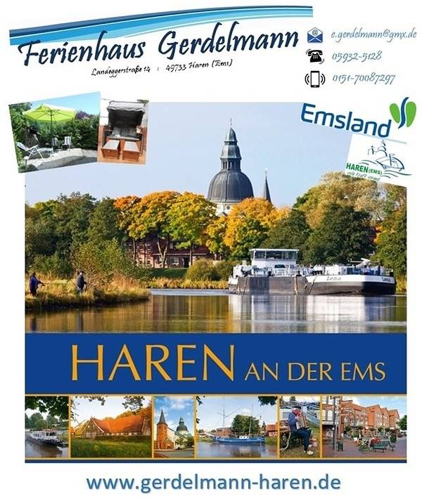 Ferienhaus für 4 Personen, mit Terrasse und Garten in Haren (Ems)