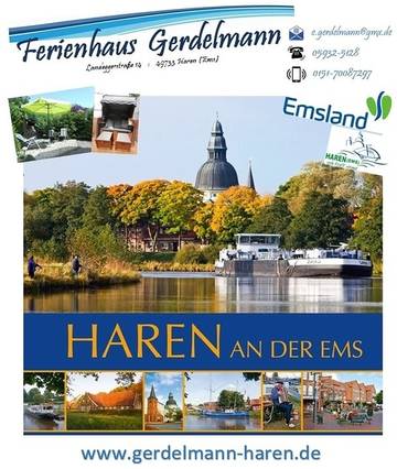 Ferienhaus für 4 Personen, mit Terrasse und Garten im Emsland