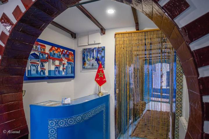 Gîte pour 6 personnes, avec vue et balcon, adapté aux familles à Chefchaouen - 3