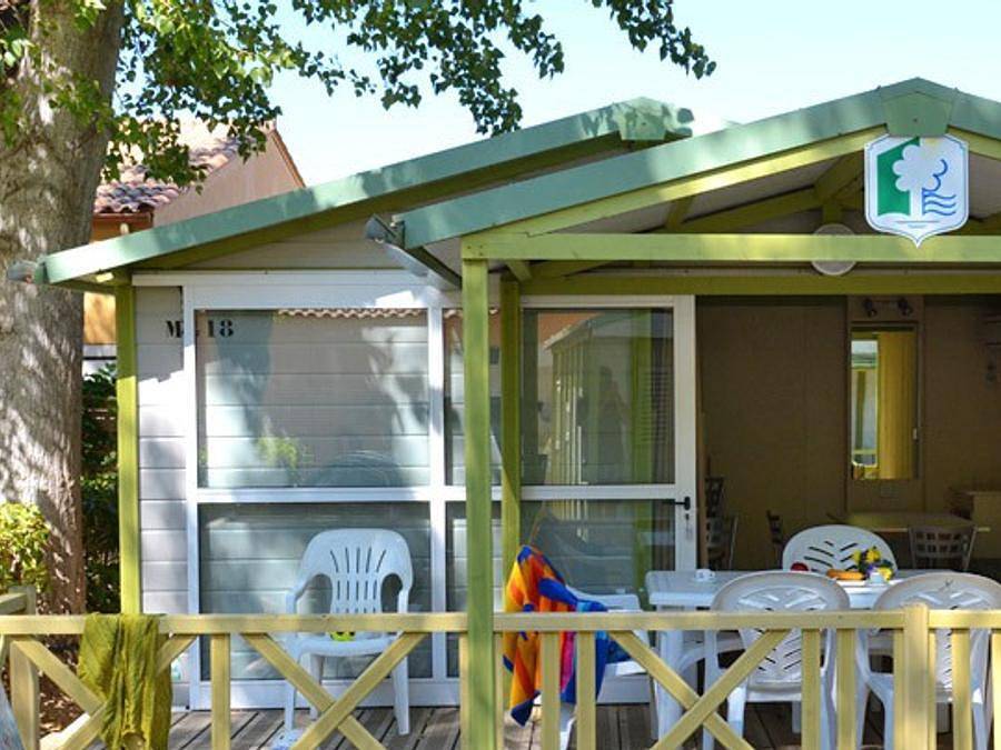 Camping Neptuno  - Chalet 6 personen - Chalet | Classic Xl | 3 Schlafz. | 6 Pers. | Erhöhte Terrasse | Klimaanlage in Pals, Costa Brava