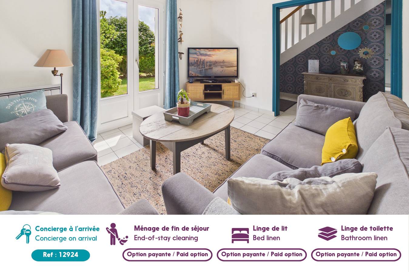 Maison avec grand jardin et bbq - Ideal 8 adt 2enf in Pleuven, Côte de Cornouaille