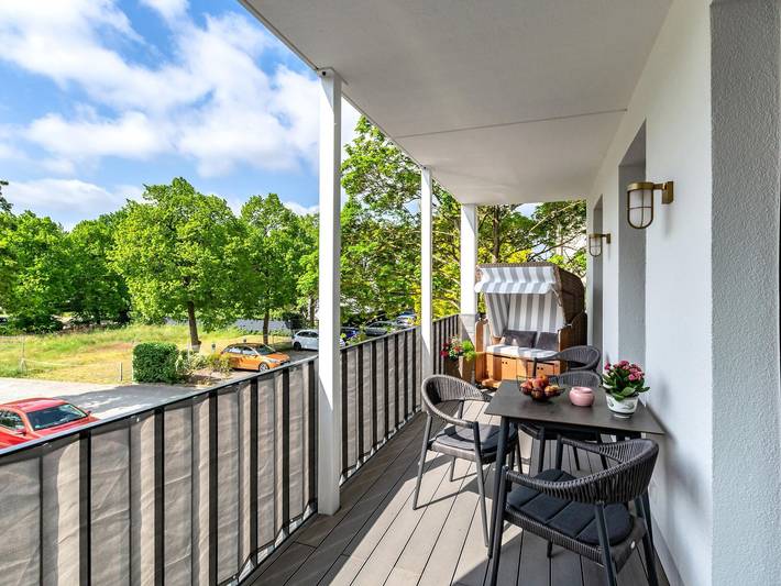 Ferienwohnung für 2 Personen, mit Balkon und Sauna, kinderfreundlich in Mönchgut-Granitz - 4