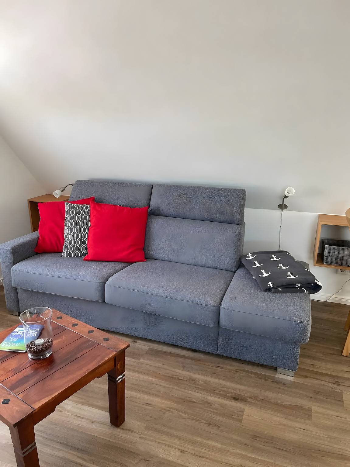 Ganze Wohnung, Ferienwohnung 'Huus Achtern Diek - 5' mit Privatterrasse und Wi-Fi in Nordstrand (Gemeinde), Nordstrand