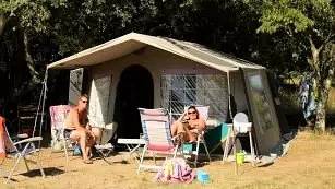 Mobil Home Ohne Sanitär - Klimatisiert - 2 Zi - 18m² / Garrigue 4 Personen in Junas, Mittelmeerküste (Frankreich)