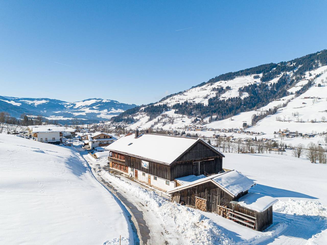 Groepshuis voor privé gebruik met ideale ligging in Brixen im Thale, Brixental