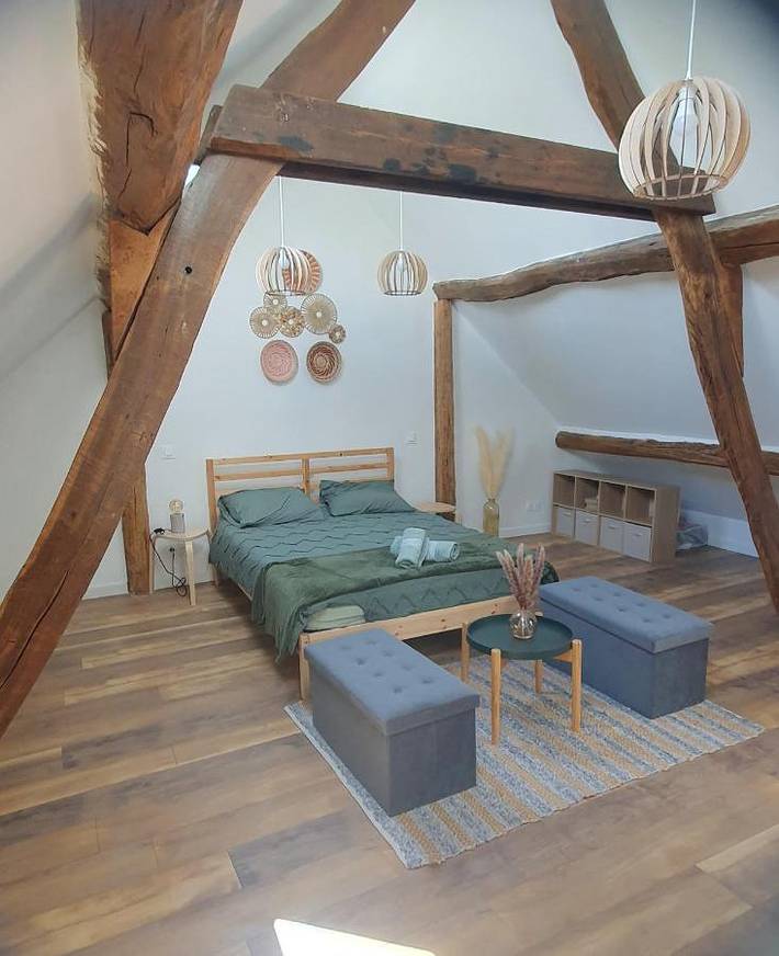 Location de vacances pour 8 personnes, avec jardin à Villeneuve-sous-Dammartin