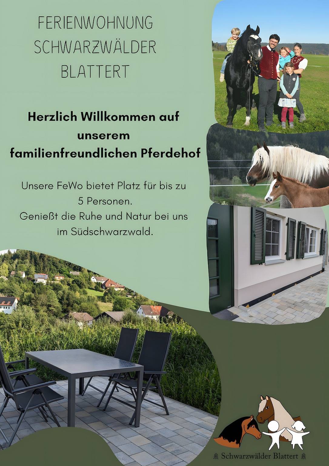Ganze Wohnung, Ferienwohnung 'Fewo Schwarzwälder Blattert' mit privater Terrasse, Gemeinschaftsgarten und Wlan in Bonndorf im Schwarzwald, Südschwarzwald