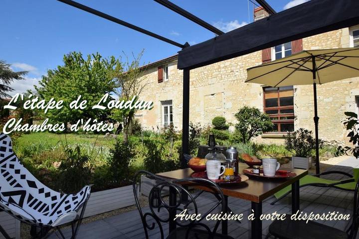 Maison d’hôte pour 2 personnes, avec jardin et terrasse, animaux acceptés