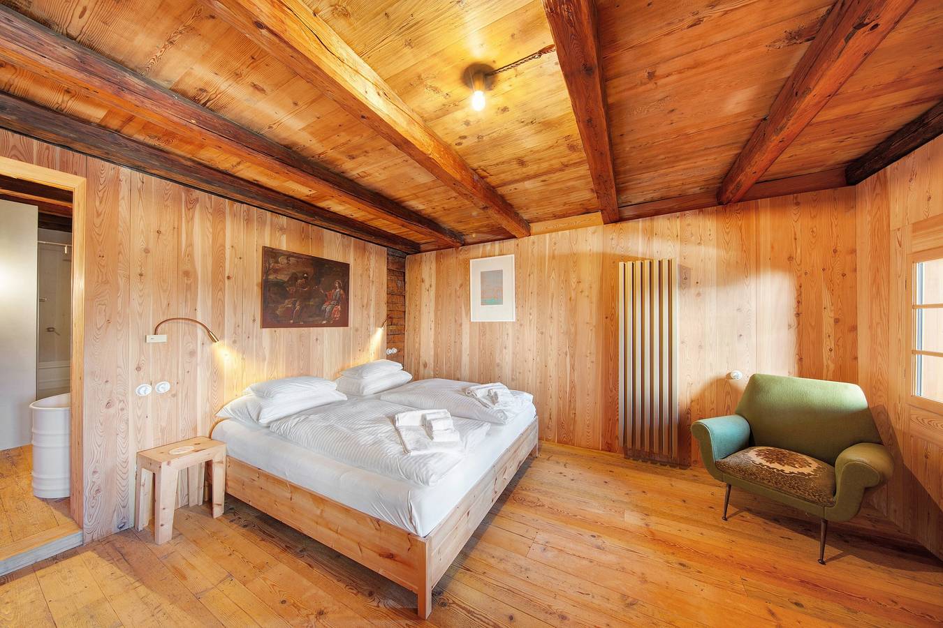 Room 'Cedùtä' with Mountain View, Shared Terrace and Wi-Fi in Comelico Superiore, Karnischer Hauptkamm