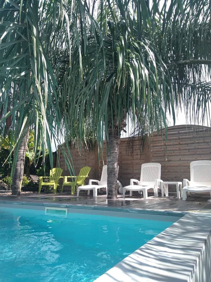 Villa pour 7 personnes, avec piscine ainsi que terrasse et jardin aux Antilles - 4