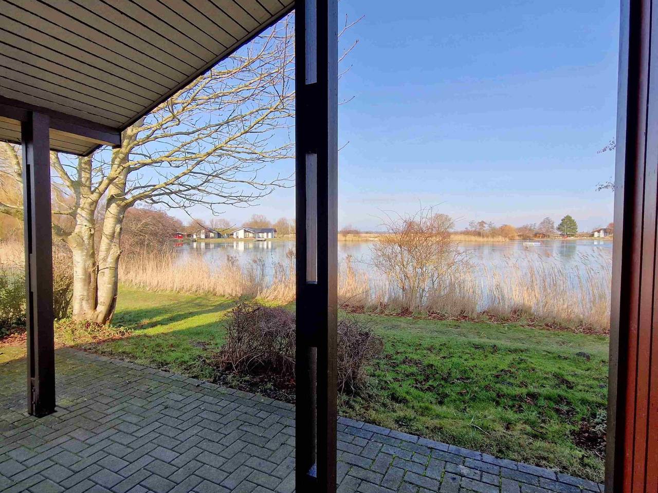 B 12 direkt am Binnensee, Seeblick in Eckwarderhörne, Butjadingen