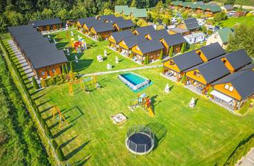Bungalow für 6 Personen, mit Garten und Pool, mit Haustier in Mielno