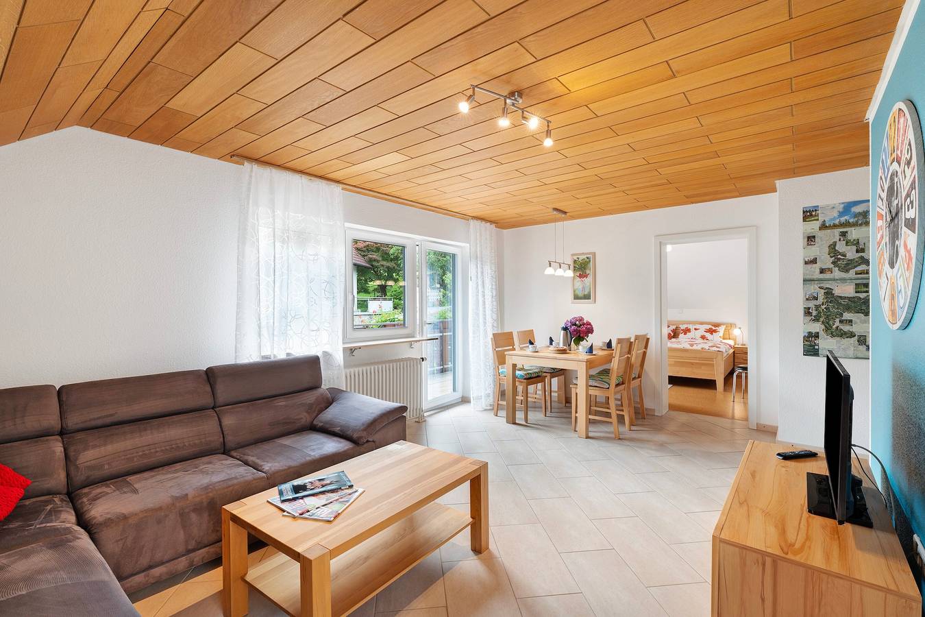 Ganze Wohnung, Ferienwohnung Hörth 2" mit Bergblick, Gemeinschaftsgarten und Wlan in Bühlertal, Nordschwarzwald