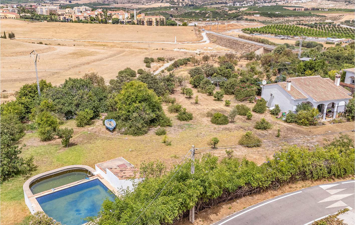 Rückzugsort mit Poolterrasse und Parkplatz in Sol Andalusi, Alhaurín de la Torre