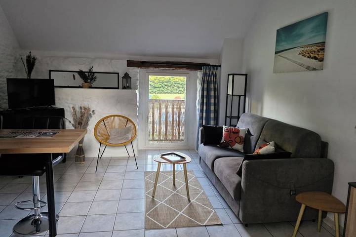 Ganze Wohnung, Studio \"nid Cosy\" Avec Piscine Chauffée in Bonnemain, Saint-Malo und Umgebung