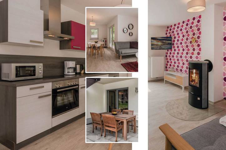 Ferienwohnung für 4 Personen, mit Sauna und Garten sowie Terrasse, mit Haustier in Heringsdorf