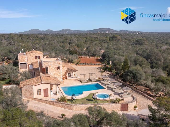 Finca für 12 Personen, mit Garten und Pool sowie Meerblick in Ses Salines - 2