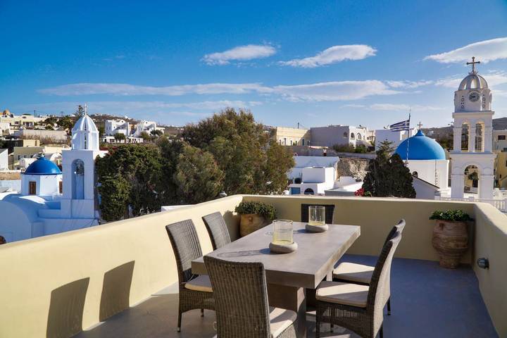Location de vacances pour 6 personnes, avec terrasse et jardin à Megalochori - 4