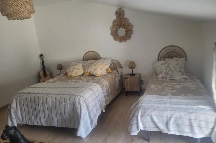 Appartement de vacances pour 7 personnes, avec Jardin