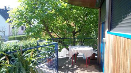 Maison d’hôte pour 2 personnes, avec vue ainsi que terrasse et jardin à Bischwihr