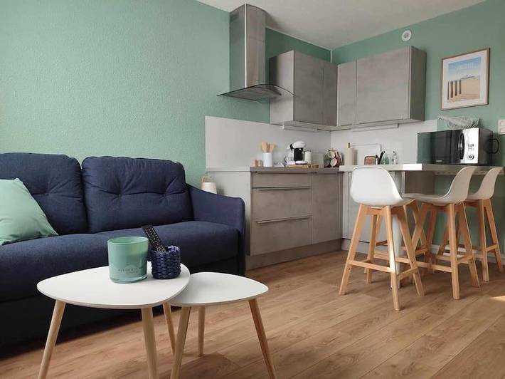 Gîte pour 3 personnes, avec Vue dans Plage de Calais