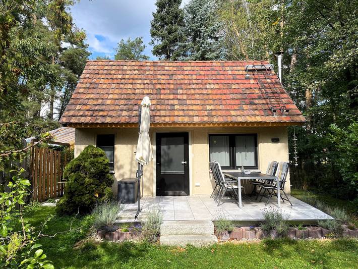Ferienwohnung für 3 Personen, mit Terrasse und Garten sowie Sauna in der Lausitz
