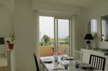 Appartement de vacances pour 4 personnes, avec jardin et balcon en Loire-Atlantique