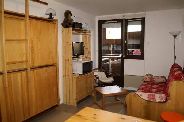 Estudio entero, Estudio al pie de las pistas de residencia Perce-Neige in Prapoutel, Les Adrets