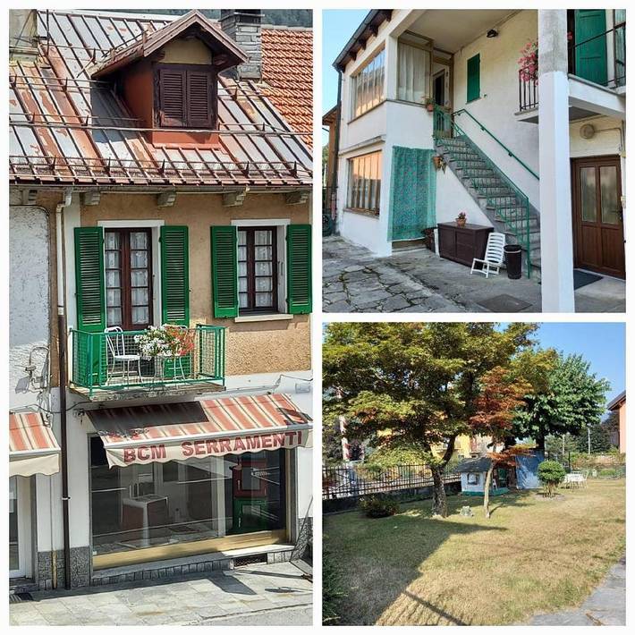 Appartamento per 4 persone, con Balcone e Terrazza nonché Giardino e Panorama a Malesco